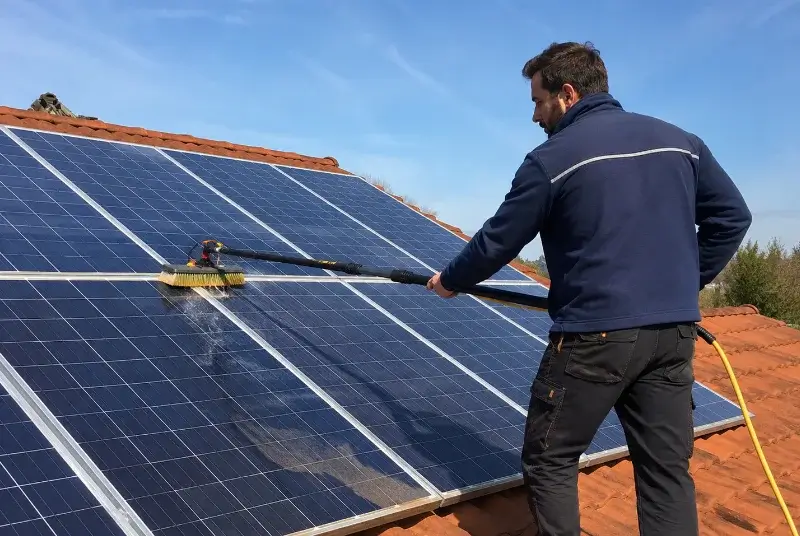 Nettoyage et entretien de panneaux solaires à Orban